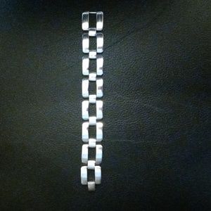 Vintage 925 Sterling Silver Link Bracelet